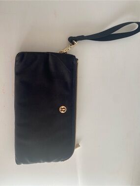 Now and always  Wristlet Clutch with Gold Accent (lululemon)